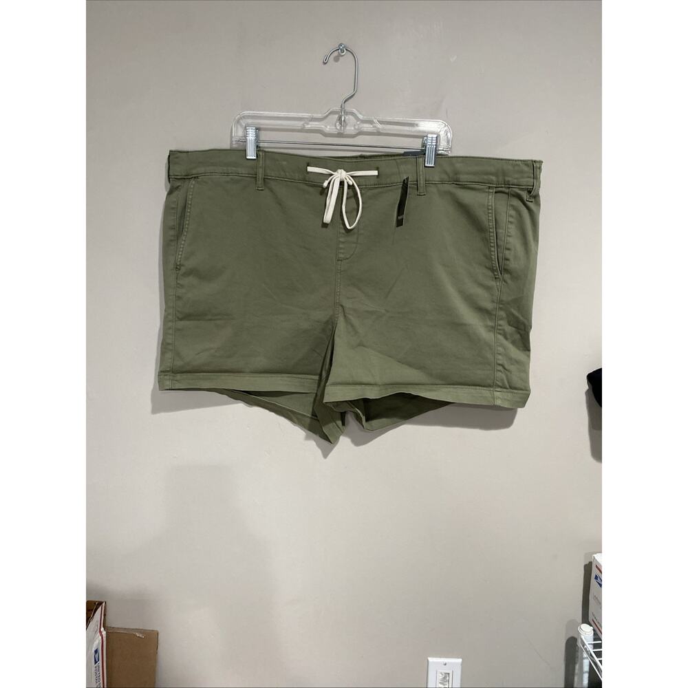 Torrid Weekend Shorts Women’s Olive Green Pull On Stretch Twill Comfy Sz 3X